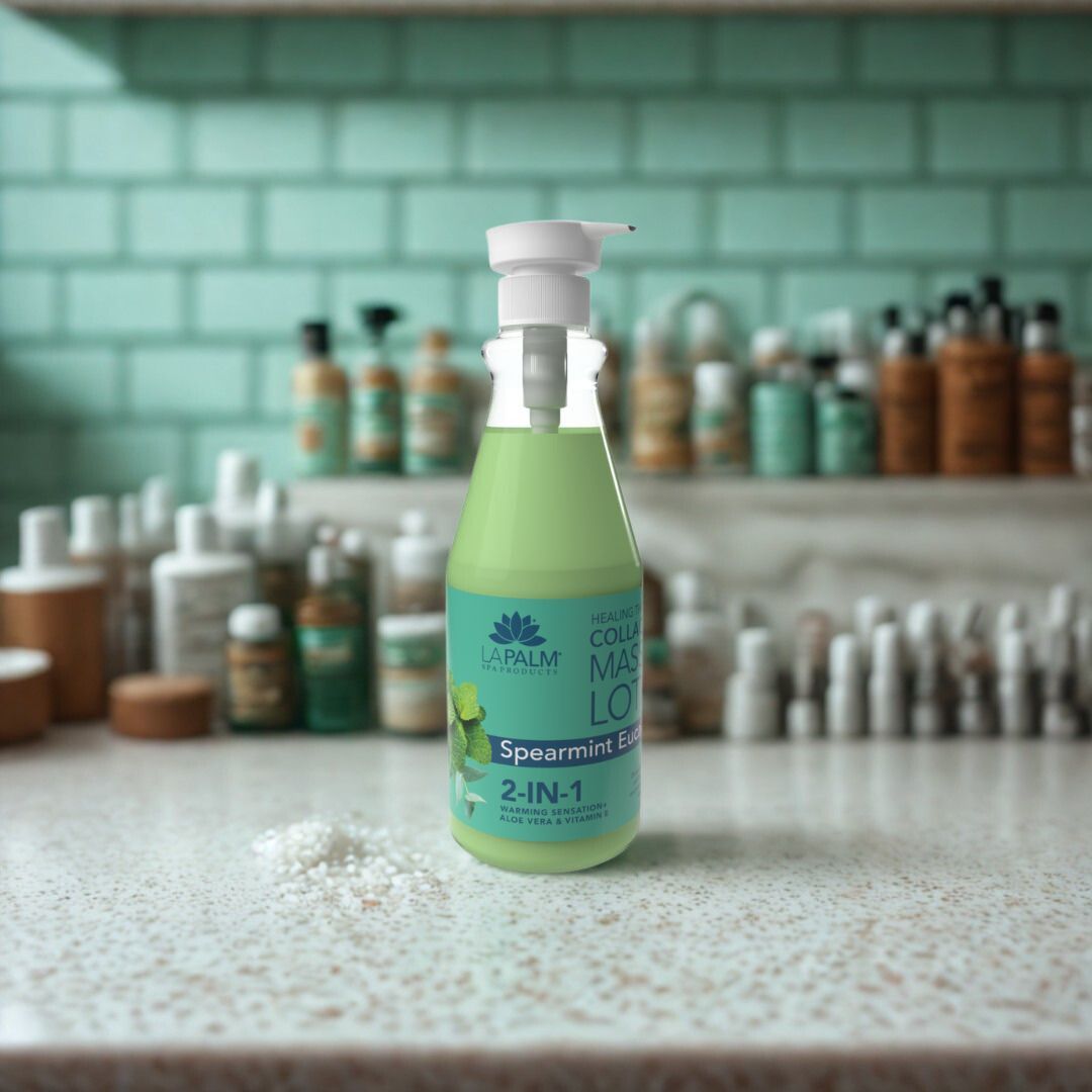 Healing Therapy Collagen Massage Lotion - Spearmint Eucalyptus - Image 2