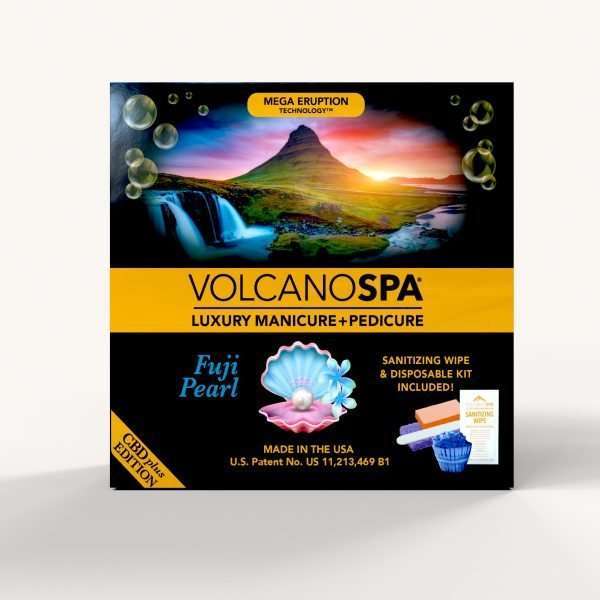 VolcanoSpa® CBD+ Edition Fuji Pearl 10 Step with Liner, Pedi Kit, and Sani Wipe